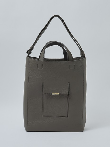 【UNISEX】NATURAL SHRINK LEATHER - TOTE BAG / ナチュラルシュリンクレザー - トートバッグ