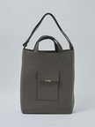 【UNISEX】NATURAL SHRINK LEATHER - TOTE BAG / ナチュラルシュリンクレザー - トートバッグ