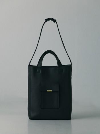 【UNISEX】NATURAL SHRINK LEATHER - TOTE BAG / ナチュラルシュリンクレザー - トートバッグ