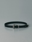 【UNISEX】 COW LEATHER (SHOULDER) PUNTAIL BELT / 牛革(ショルダーレザー) プンターレベルト