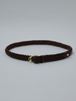 【UNISEX】 COW LEATHER (SHOULDER) 3D MESH BELT / 牛革(ショルダーレザー) 3Dメッシュベルト