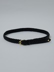 【UNISEX】 COW LEATHER (SHOULDER) 3D MESH BELT / 牛革(ショルダーレザー) 3Dメッシュベルト