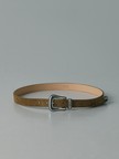 【UNISEX】 KUDU NAKED LEATHER PUNTAIL BELT / クードゥレザー(アフリカ産アンテロープ) プンターレベルト