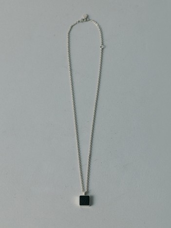 【UNISEX】SQUARE PLATE PENDANT / スクエアプレート ペンダント