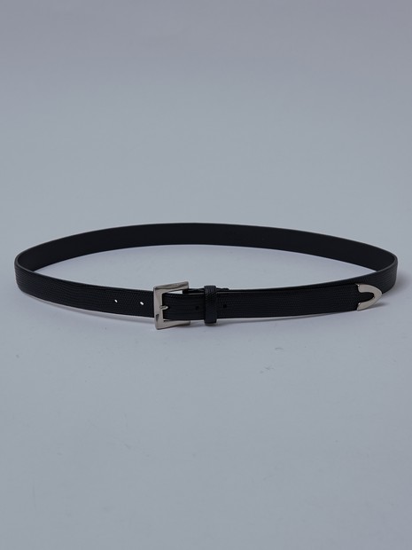 【UNISEX】 LIZERD STAMPED PUNTALE BELT / リザード型押し プンターレベルト
