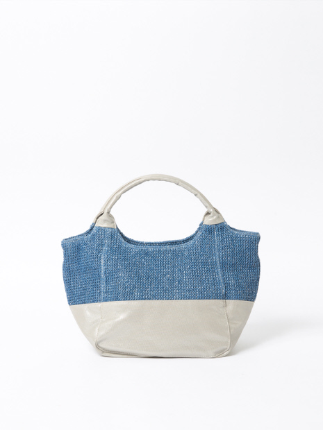 【販売店舗限定】SOEUR/切り替えくり手ミニトートバッグ