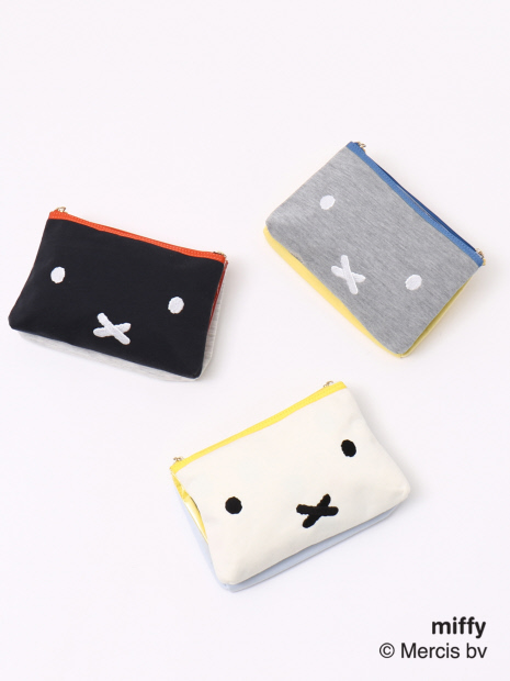 【人気コラボ第2弾】★miffyコラボ2口ポーチ