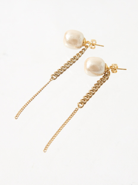 ★beq Pettina/パールバーピアス