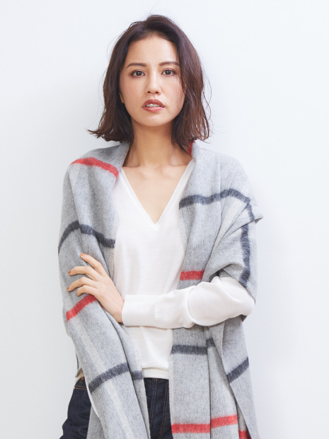 ★TWEEDMILL/大判チェックストール