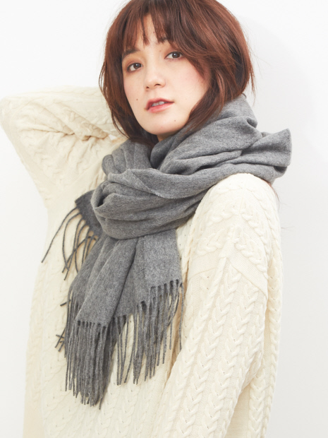 ★TWEEDMILL/無地ストール