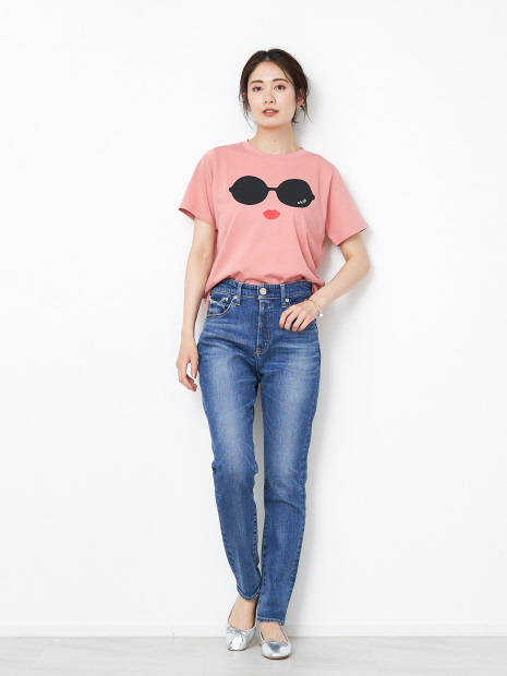 ★a-jolie/サングラスTシャツ