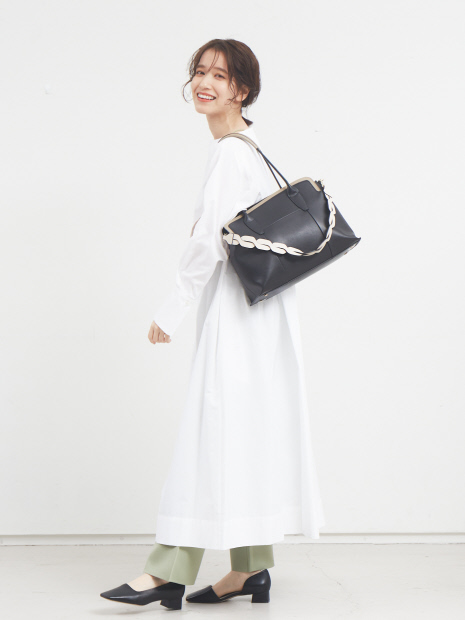 Qrefun/レザレザーツイストショルダートートBAG(L)｜OUTLET / アウトレット