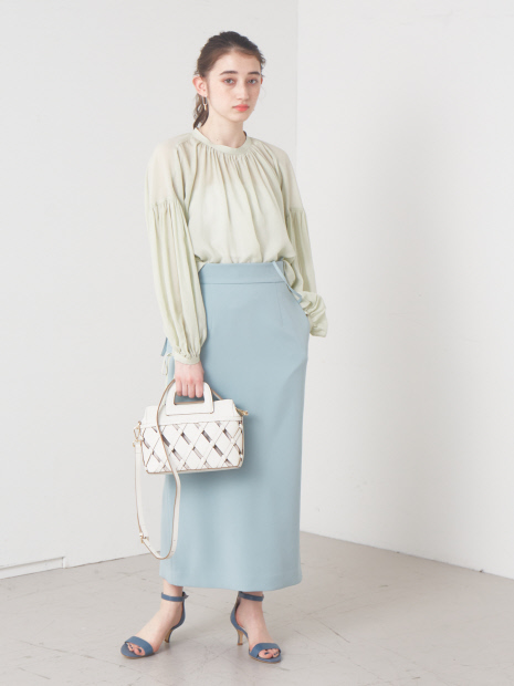 Kouti/レザーメッシュバスケット2WAY BAG