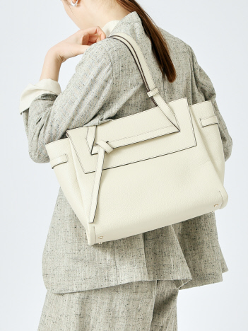 OUTLET (Ladie's) - Knoty/レザーベルテッドトートBAG(L)