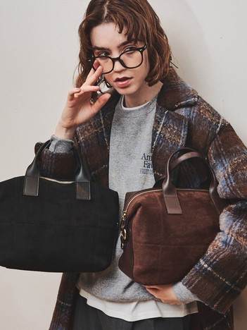 Velu / 2WAYスエードボストンバッグ