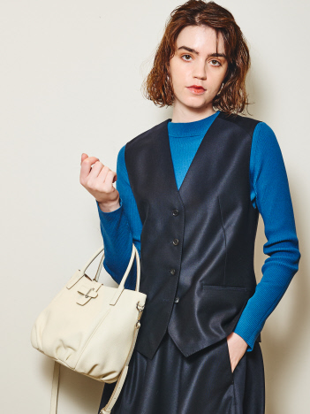 Ballon/レザー2wayショルダーバッグ