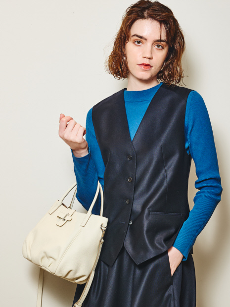 Ballon/レザー2wayショルダーバッグ