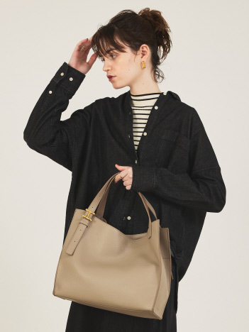 ロウェルシングス Peak メタルモチーフオープントート トートバッグ