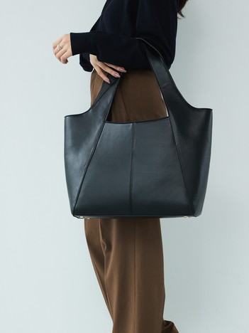 【予約/kariさんコラボ】ポーチ付き多機能オープントート/A4/通勤/16インチPC対応