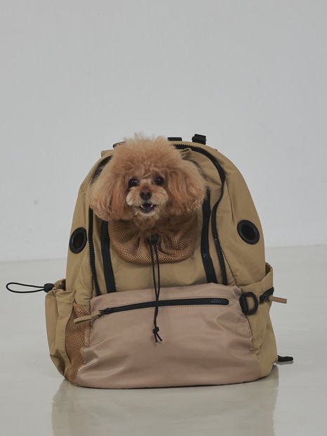 定価26,400円【MATIE】犬用リュック　Mサイズ ブラック LOWELL things（ロウェル シングス） ペットキャリー MATIE/ペット