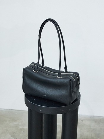 LOWELL Things - Raffy/レザースクエアボストン