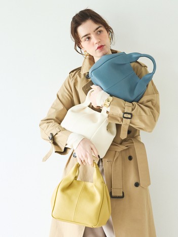 Mellow/ソフトレザーオープントート/ミニ