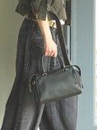 Any/レザー2WAYスクエアボストンバッグ
