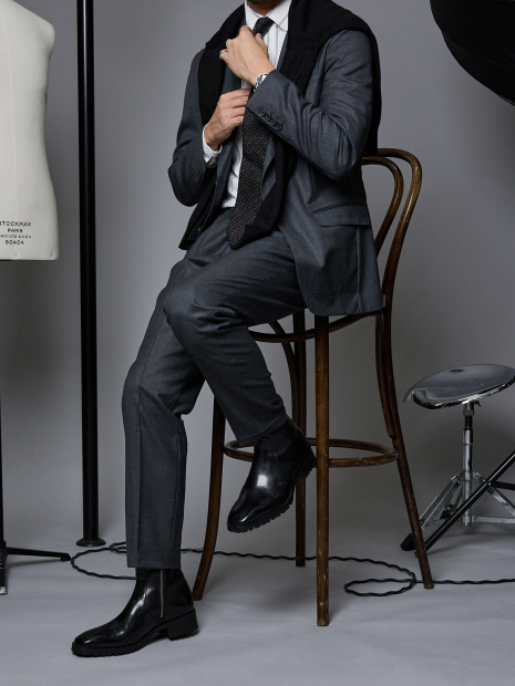 スクエア サイドジップ ブーツ｜alfredoBANNISTER / アルフレッド