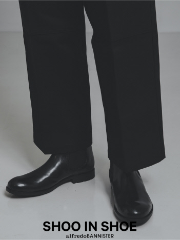 429【美品】alfredoBANNISTER レザー ショートブーツ 黒 43 429【美品】alfredoBANNISTER レザー ショートブーツ 黒 43