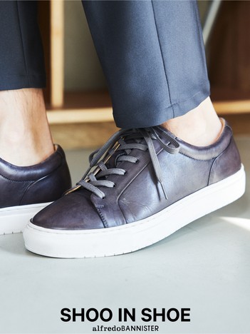 SHOO IN SHOE】究極のベーシック オールレザースニーカー