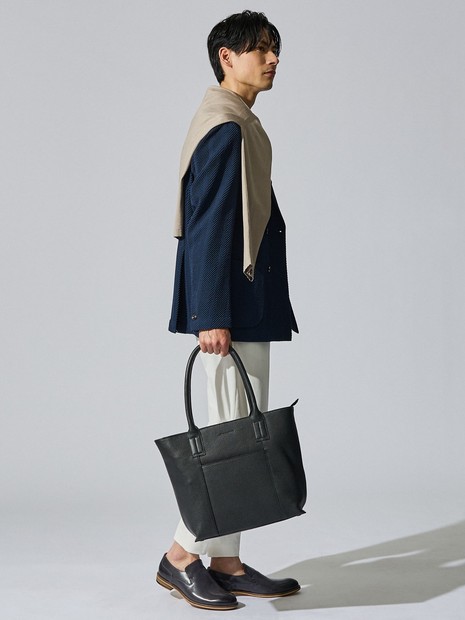 【A4対応】シボレザー トートバッグ