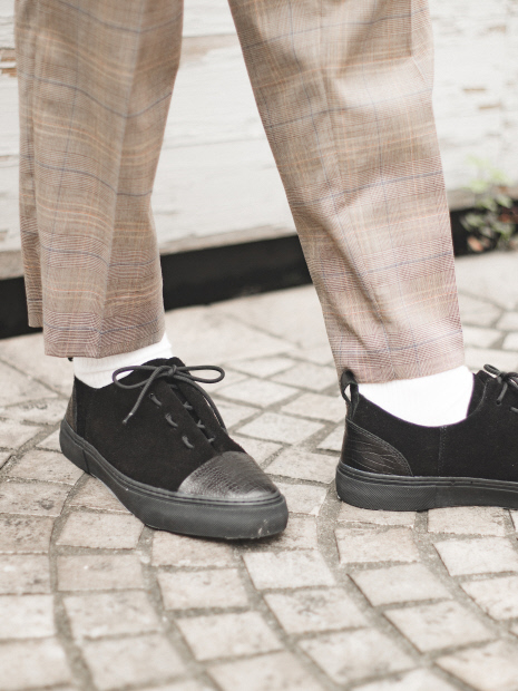 【alfredoBANNISTR× SLACK FOOTWEAR】コラボレーション ENWRAP別注モデル