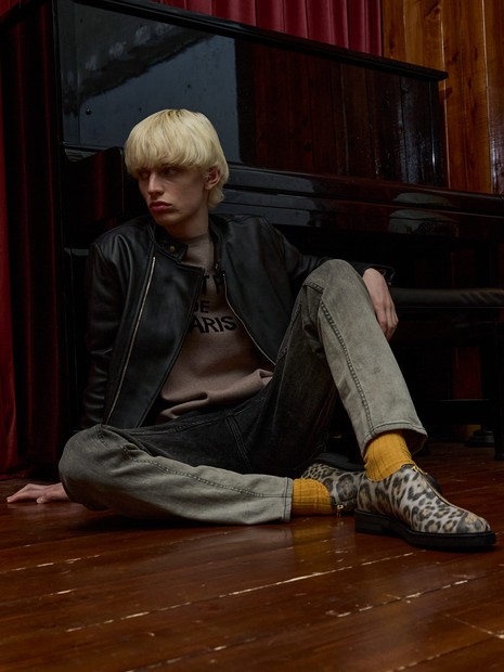 センタージップ レオパード シューズ｜alfredoBANNISTER