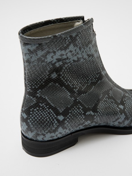 MADE IN JAPAN】センタージップ スネーク レザー ブーツ【予約