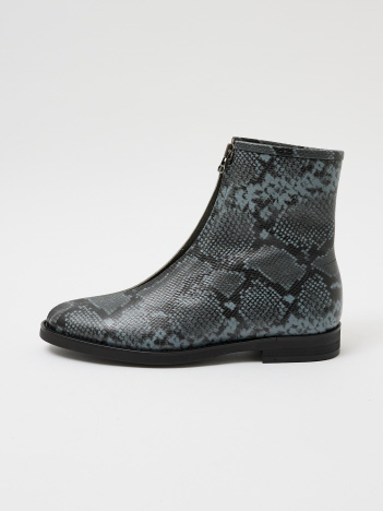 alfredoBANNISTER - 【MADE IN JAPAN】センタージップ スネーク レザー ブーツ