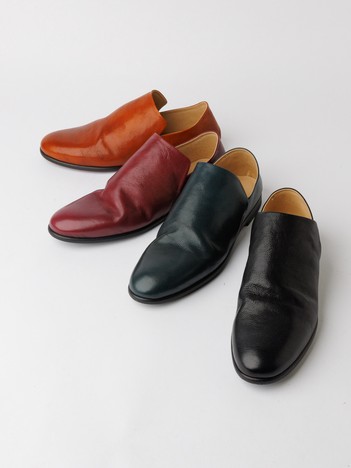 【26S/S 新色追加】ソフトレザー ドレープシューズ【予約】