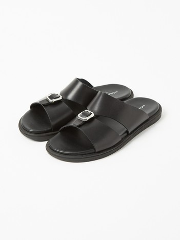 レザー バックル サンダル