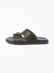 クロコ型押し＞【WRAP SHOES】ボリュームソール雪駄 トングサンダル