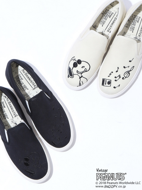 AuBANNISTER×SNOOPYスニーカー