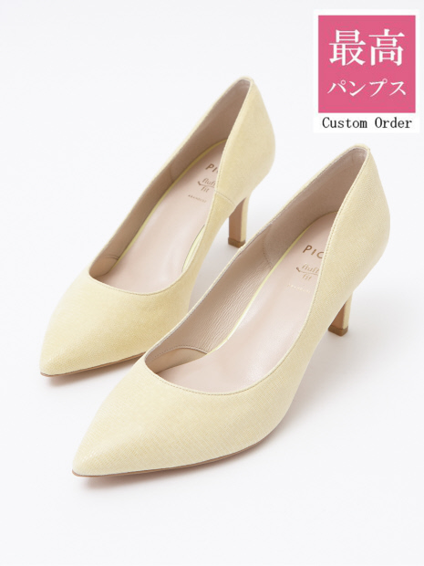 【カスタムオーダー/最高パンプス】7cmレザーヒールパンプス【美脚×快適fluffy fit】【予約】