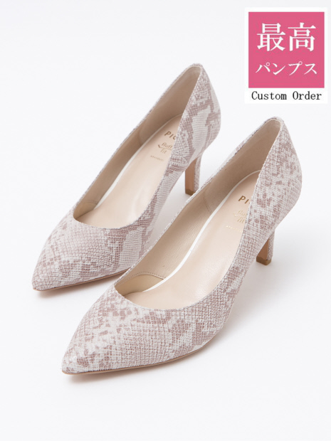 【カスタムオーダー/最高パンプス】7cmレザーヒールパンプス【美脚×快適fluffy fit】【予約】
