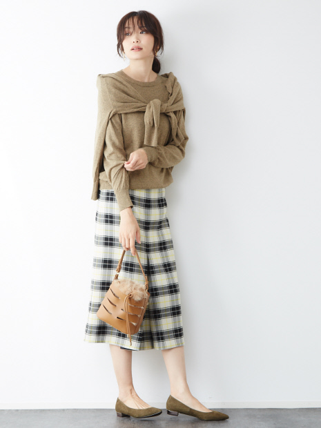 fluffy fit フラットパンプス