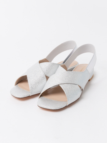 OUTLET (Ladie's) - 【販売店舗限定】ローヒールクロスサンダル