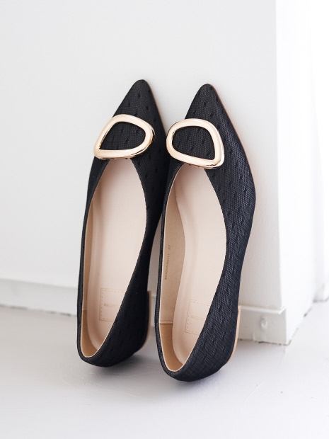 【WEB別注/バックル取り外し可能】2WAY ポインテッド パンプス