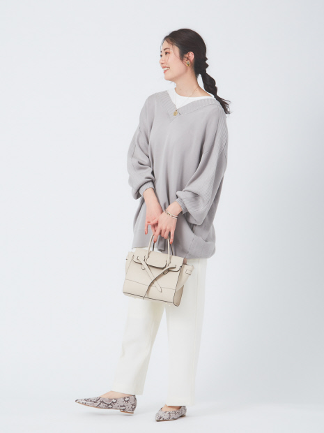 【最高パンプス/1cmヒール】美脚×快適 ポインテッドフラットパンプス