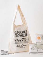 Peanuts Au Bannister スヌーピーコラボ ペーパー トート Au Bannister オゥ バニスター