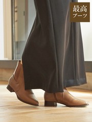 最高ブーツ/ 3cmヒール】ラウンドトゥショートブーツ｜Au BANNISTER