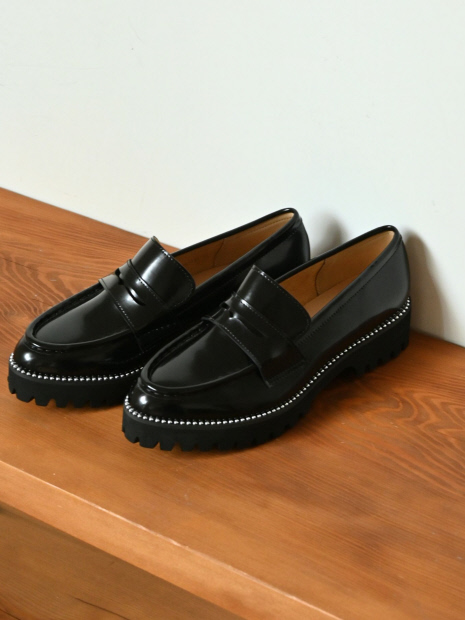 販売店舗限定】軽量 厚底ローファー｜Au BANNISTER / オゥ