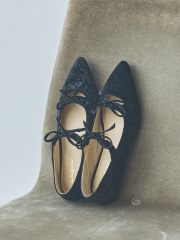 販売店舗限定】ダブルリボンポインテッドパンプス｜Au BANNISTER