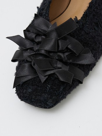 ラグジュアリーツィードパンプス｜Au BANNISTER / オゥ バニスター